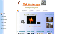 Desktop Screenshot of pfgtechnologie.be